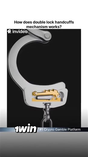 Regional Reel Hub on Instagram: "The double-lock mechanism in handcuffs adds a second layer of security to the standard "single-lock" ratchet system. While the single lock allows the cuff to tighten but not loosen, the double lock immobilises the ratchet completely, preventing it from moving in either direction. How It Works Mechanically The Component: Inside the handcuff casing is a sliding bar or bolt. In standard single-lock mode, this bar sits in a "neutral" position, allowing the spring-loa