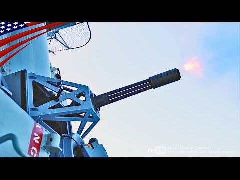 Phalanx Close-In Weapons System (CIWS) Fires