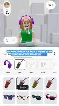 purple and a little blue avatar for free 0 rbx