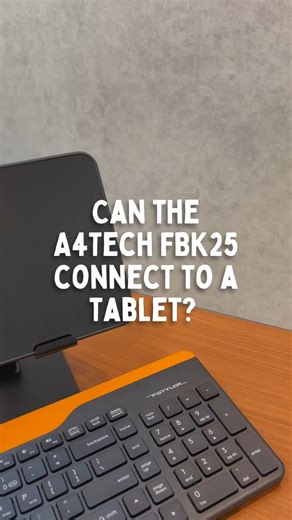 thePlaybookStore on Instagram: "No receiver? No problem! ✨ Connect your A4Tech FBK25 to your tablet via Bluetooth — quick, clean, and cable-free 💻📱 Buy Now: https://bitl.to/5KY5 https://bitl.to/5KY6 Shop Now: shopee.ph/playbookstore #Shopee #ShopeePH #ShopeeMall #A4Tech #FBK25 #TechTips #KeyboardGuide #GadgetFinds"