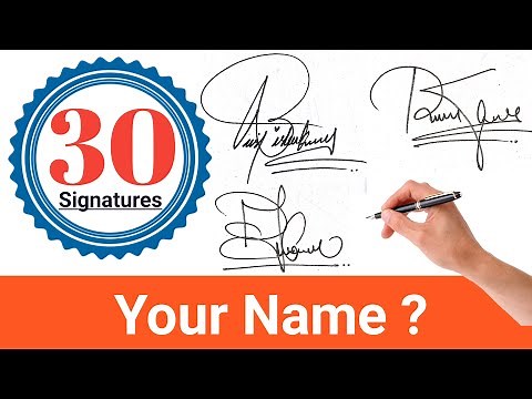 ✔️ 30 Best Signatures | Best Signature Style For My Name | How To Create A Signature (SIGNATURE)