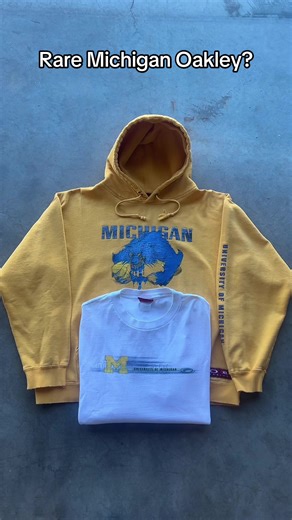 Vintage University of Michigan Oakley Software Set