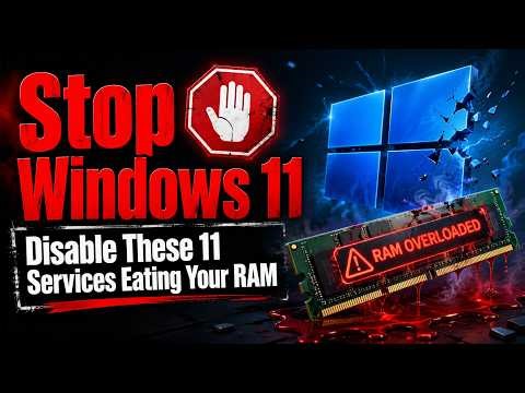 Stop Windows 11 From Eating Your RAM (Disable These 11 Services)