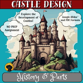 Castle Design & Parts | Medieval Architecture Video & Labeling Activity