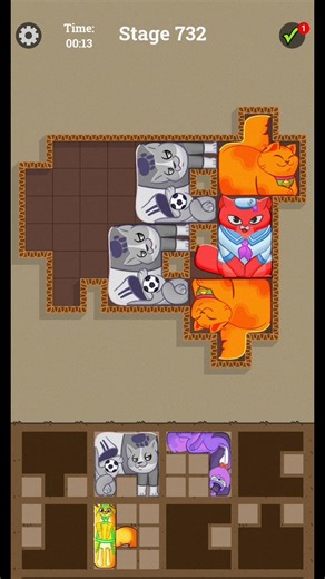 Puzzle Cats - Gameplay Walkthrough (iOS & Android) #shorts #games #funny