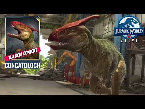 Apex Hybrid CONCATOLOCH T5- FIRST LOOK! All New 3.4 Jurassic World Alive Update