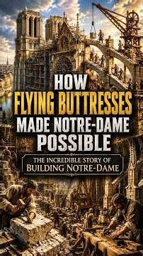The Secrets Behind Notre-Dame Cathedral...How Flying Buttresses Made Notre-Dame Possible