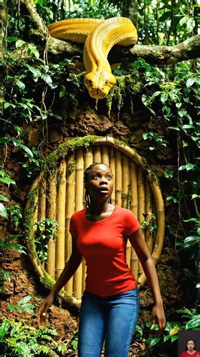 I Built a Hidden Bamboo Palace | Stunning Handmade Bamboo Craft #shorts #bamboohouse