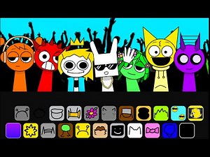 Incredibox Sprunki : Sprunked x Sprunki Normal version vs Horror Version - A Scary Yet Funky Fusion!