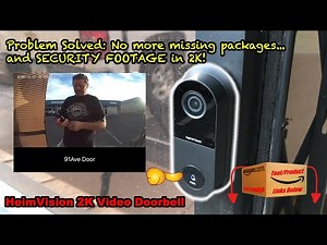 HeimVision 2k Video Doorbell. No more missed packages & awesome security! How to install and use app