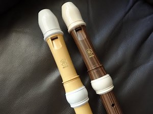 Yamaha Ecodear Alto YRA-402B X Yamaha YRA-314B Alto Simulated Ebony