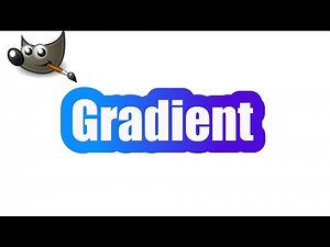 Gradient text background in gimp