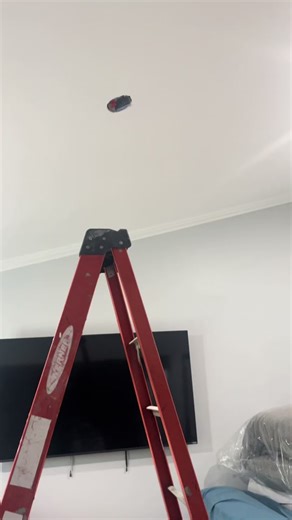 Slanted ceiling fan install quick and easy. 🚁 styled fan. #fyp #explorepage #baltimoretiktok #baltimoreelectrician #dcelectrician