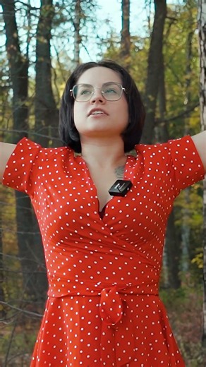 EVELINA’S BEGINNER YOGA IN THE FOREST | DEEP STRETCHING IN A DRESS