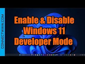 How to Enable and Disable the Windows 11 Developer Mode