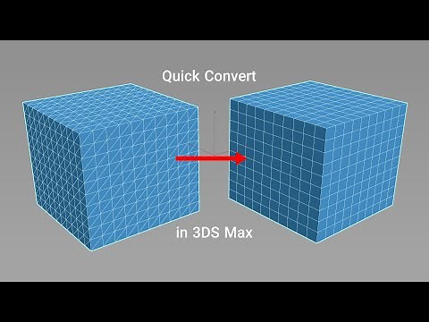 How to quickly convert triangle faces to quad