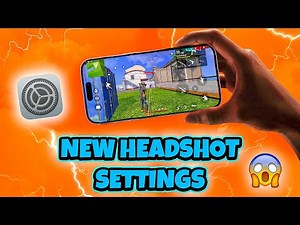 Free Fire iPhone Settings sensitivity 2023 | FASTER Than PC 😱