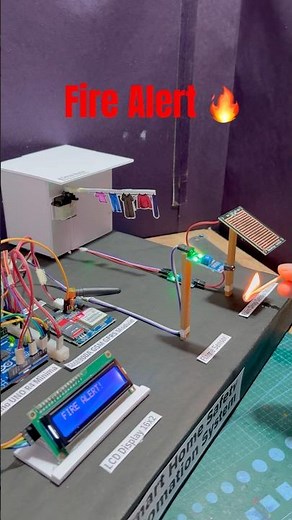 fire alarm project using arduino and gsm module #arduino #shortsfeed Nakul Sahu Art