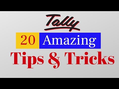 20 Amazing Tips and Tricks in Tally Prime & Tally ERP9 | Very IMPORTANT |