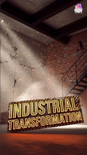 From Empty Space to Stunning Industrial Interior