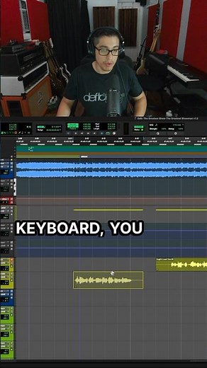 Move regions & make them stay in place in Pro Tools! #shorts #protools #recording #music