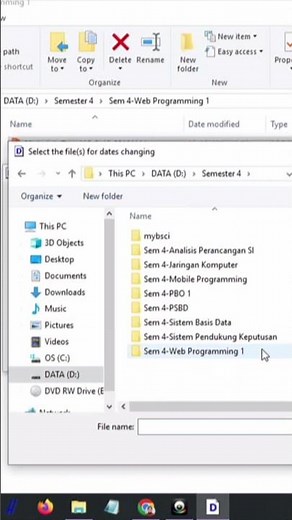Cara Ubah Tanggal File di Laptop dengan Mudah!! #shortsyoutube #fyp #tipsandtricks