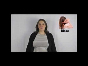Le signe du jour - bisou - langage des signes pour bébé