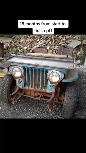 Willy's jeep #ww2 #restoration #fyp