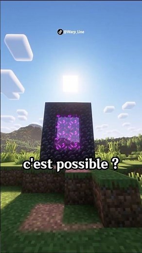 Faire un portail Nether comme un PRO (sans obsidienne)🧠