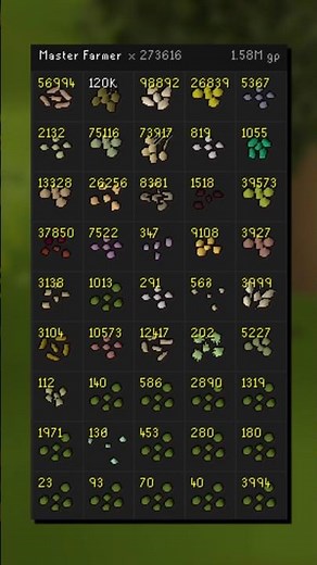 He Chopped 1,900,000 Oak Logs for 99 Farming #osrs