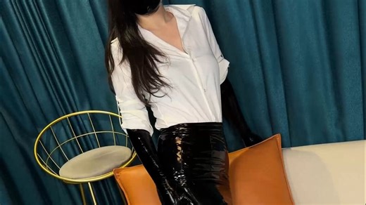 漆皮手套 × 漆皮口罩 × 漆皮长靴｜御姐曦曦Staceyの穿搭日常-腿长两米曦曦Stacey-腿长两米曦曦Stacey-哔哩哔哩视频