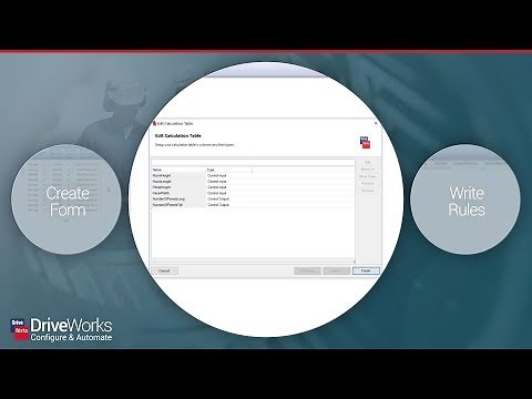 DriveWorks Quick Tips: Calculation Tables
