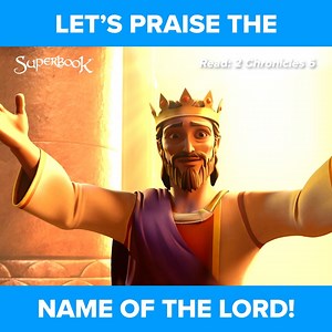 God kept His promise to King Solomon and his people. They praised and thanked Him together for His goodness and faithfulness to them! 🙌🏽 . . . . . SUPERBOOK Bringing Bible Stories and Jesus' love to kids everywhere Series App Academy Outreach | Superbook