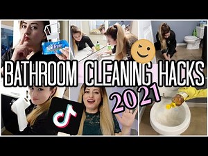 10 TIKTOK BATHROOM CLEANING HACKS You WILL actually USE