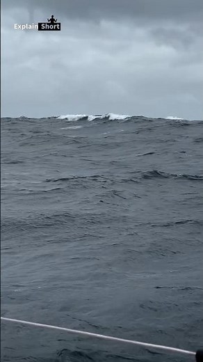 World’s Calmest Sea vs Most Dangerous Ocean 🌊🌎 #facts #explainshort #SargassoSea #DrakePassage