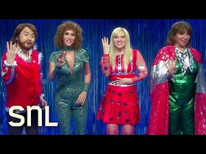 SNL driver med ABBA. Spexigt.
