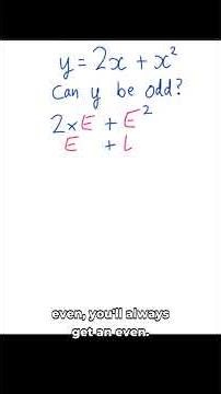 Odd Notion 🎬 #GCSEMaths #MathsRevision #MathsHelp #MathsTips #MathsShorts