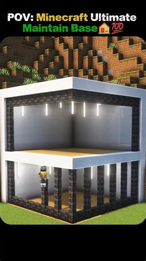 POV: Building the Ultimate Minecraft Base 🏠💯 #Minecraft #MinecraftShorts #Gaming #Shorts #Viral