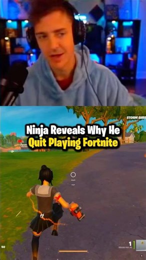 Why Ninja Has Quit Fortnite… #ninja #fortnite