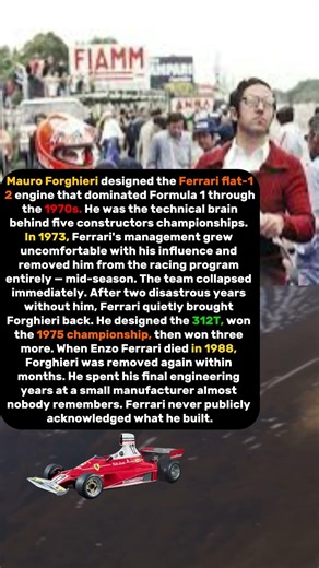 Ferrari Fired the Engineer Who Designed Their Greatest Engine