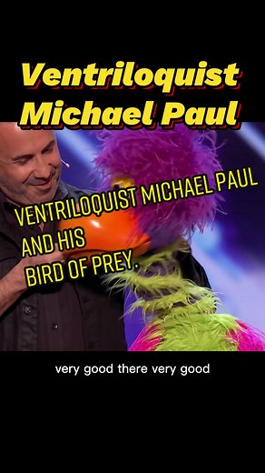 Ventriloquist Michael Paul and his bird of prey. #ventriloquist #agt #donaldtrump #eltonjohn #funny #fyp #foryou #foryoupage