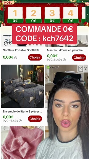 🎁 Tu veux des colis @Temu à 0€ ? Moi j’ai testé ce code : ‘kch7642’ 📲 Clique sur le lien Biolink pour télécharger TEMU et entre mon code, tu verras par toi-même… Offre réservée aux nouveaux utilisateurs avec des commandes éligibles💃🎉 #temufrance #temucode #codepromo #unboxing #devinelapersonne