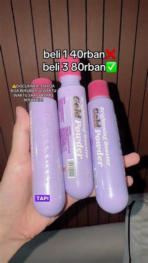 Promo Harga Gold Powder untuk Pemutih Badan