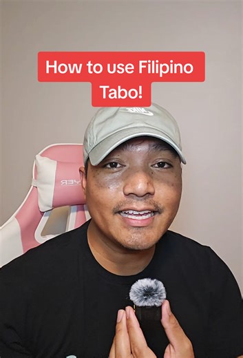 Replying to @clboggs154 in this video I will teach you step by step way to use Tabo #filipino #philippines #tabo #learntagalog #viral