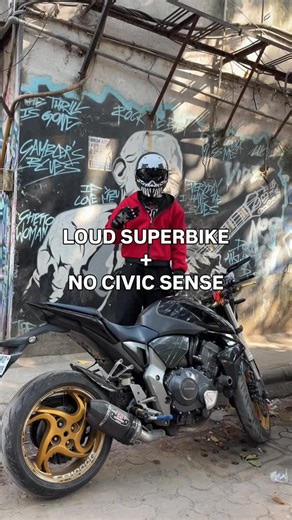 Christopher Tomas on Instagram: "Talwinder lookin ahh helmet 🤣🤣🤣 . . . [superbike, fyp, bikelover, fashion, vetements, ryechasin, shibuya, honda, bike, 1000cc, kawasaki, fireblade, delhi, india] #superbike #fashion #outfit #biker #delhi"