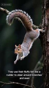 Flying Squirrels 🐿️ Amazing Animal Facts! #FlyingSquirrels #AnimalAI #WildlifeFacts