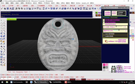 3-2 TriRemesh与QuadRemesh插件应用实例