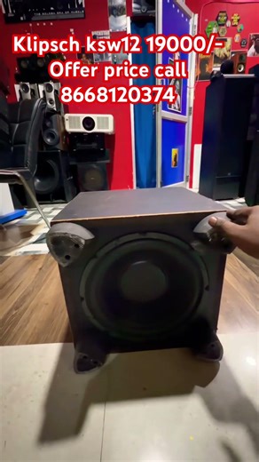Klipsch ksw 12 call 8668120374 #hometheatre #klipsch #lowbudget #speaker