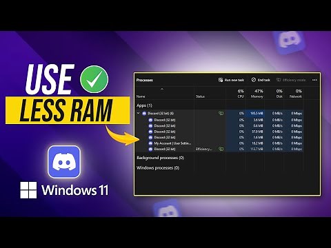 How to Make Discord Use Less RAM on PC | Fix High RAM Memory Usage