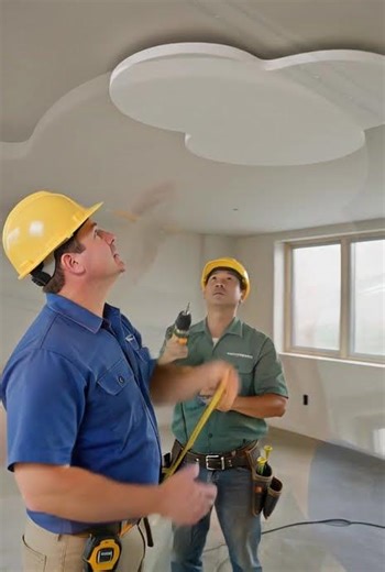 Modern Cloud Ceiling Installation | Step-by-Step Room Upgrade #asmr #diycrafts #craft